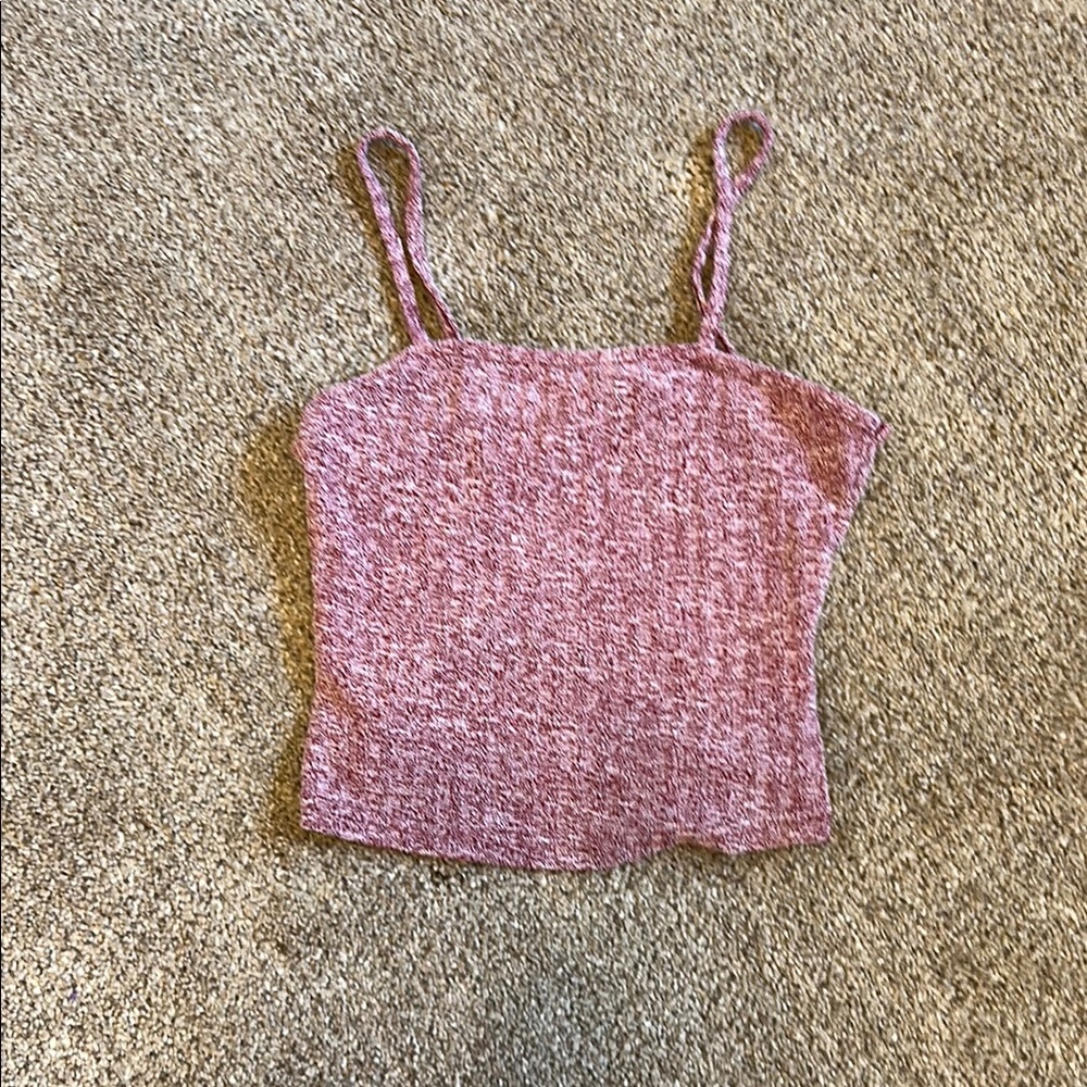 Red SHEIN Crop Top XS